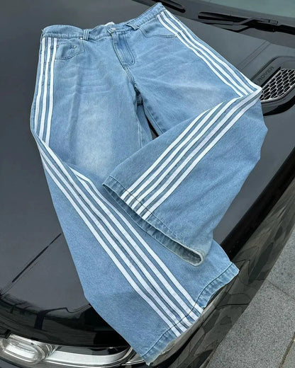 Dame Baggy Jeans Høj Talje 4