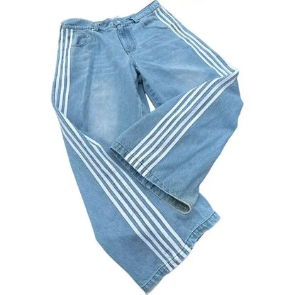 Dame Baggy Jeans Høj Talje 5