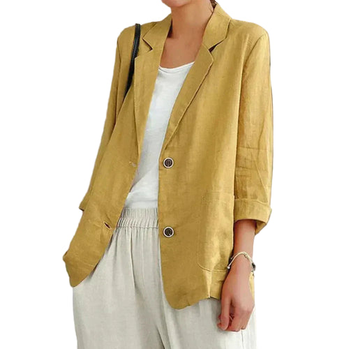 Dame Blazer Letvægts Design Moderne 0