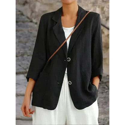 Dame Blazer Letvægts Design Moderne 3