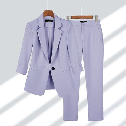 Dame Blazer og Bukseensemble Moderne 3