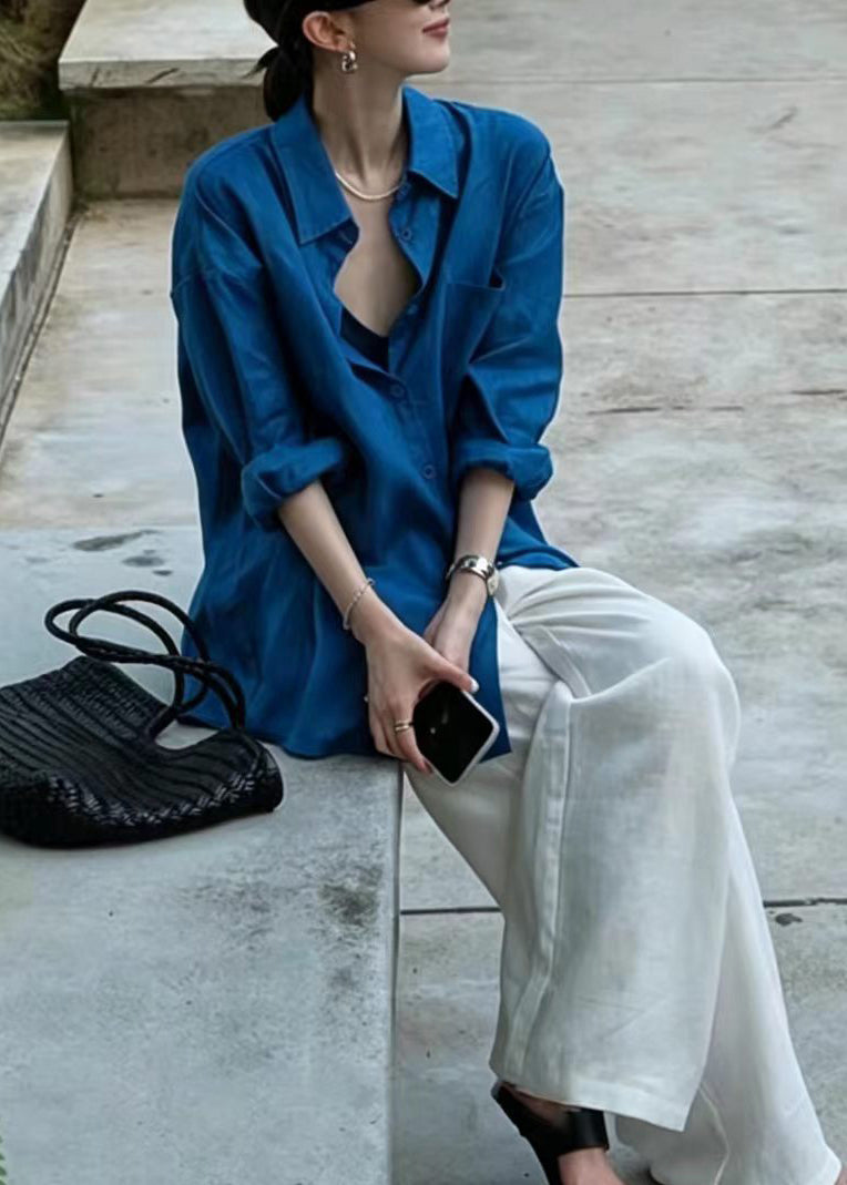 Dame Bluse Casual Komfortabel Pasform 2