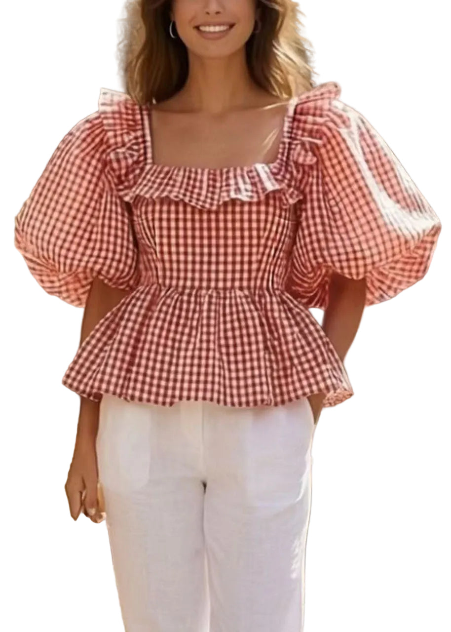 Dame Bluse Casual Stilfuld - Løs Pasform til Daglig Brug 0