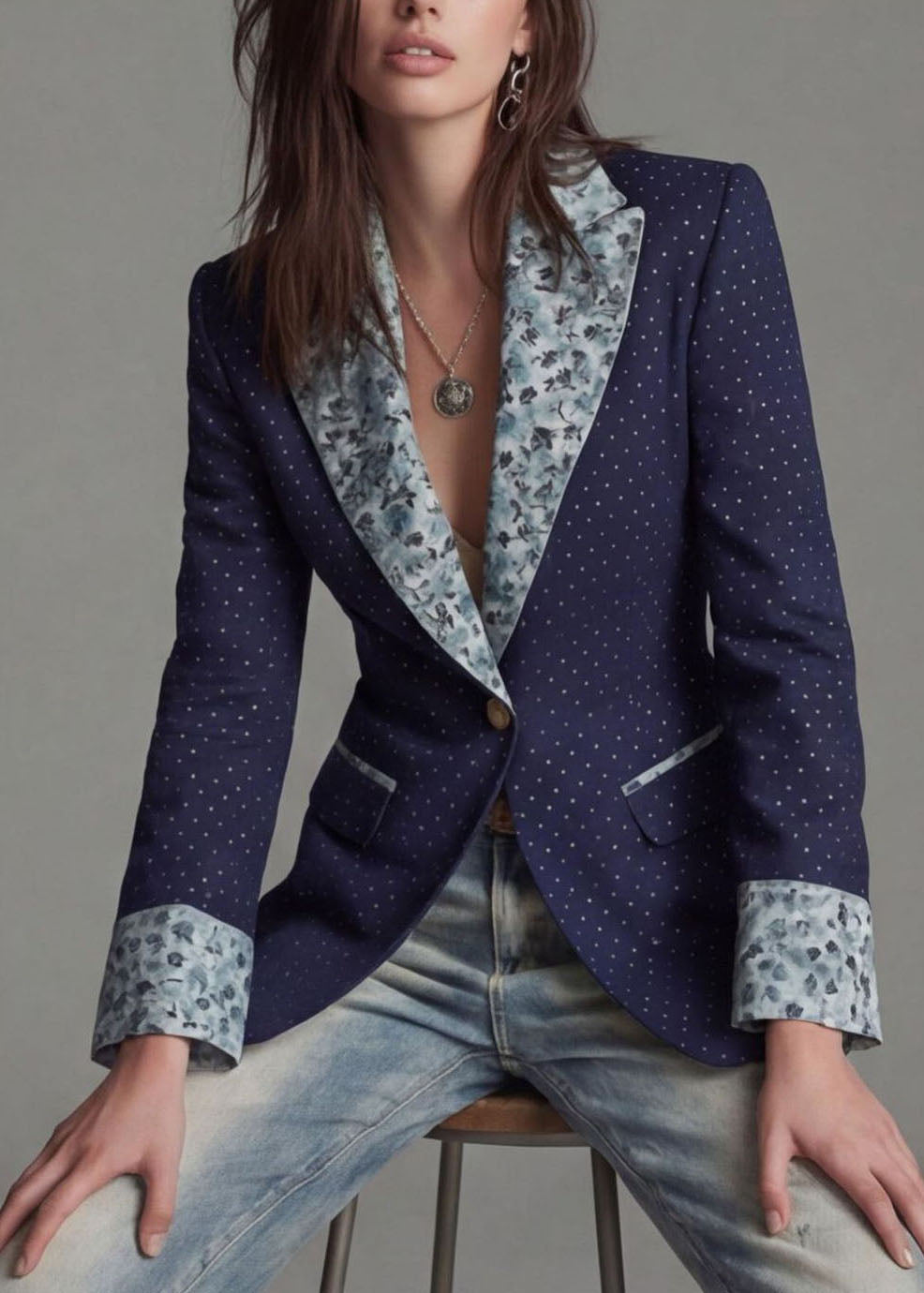 Dame Bluse Casual Stilfuld 1