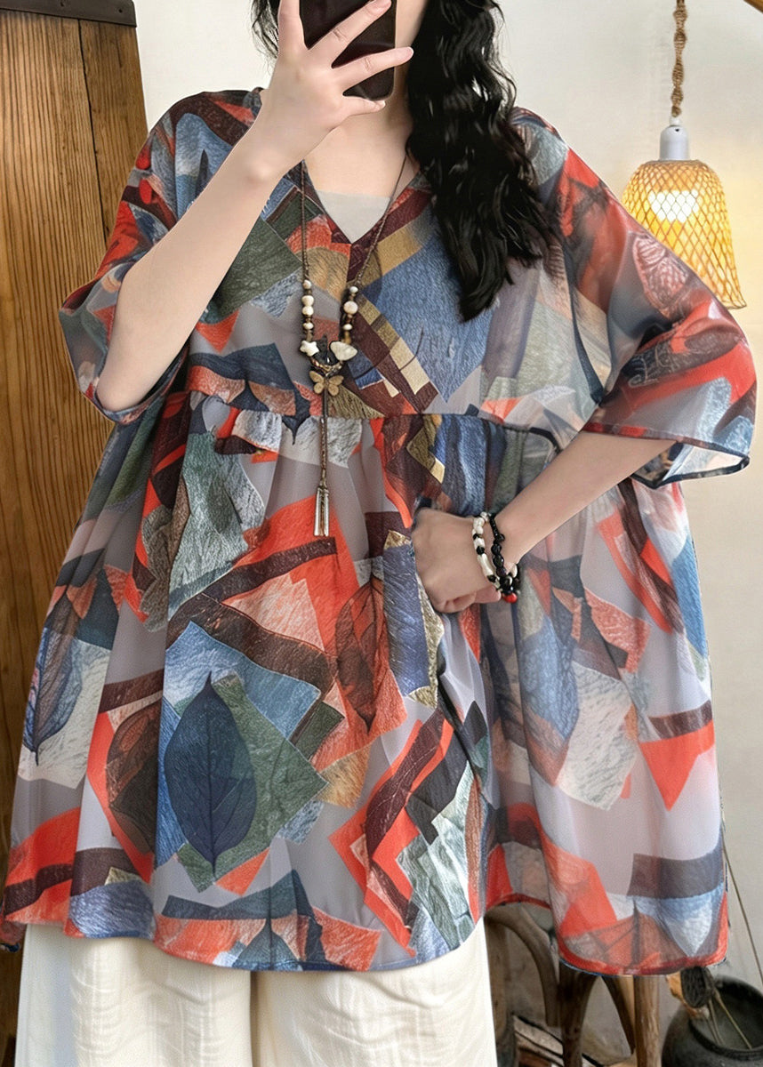 Dame Bluse Casual Stilfuld 1