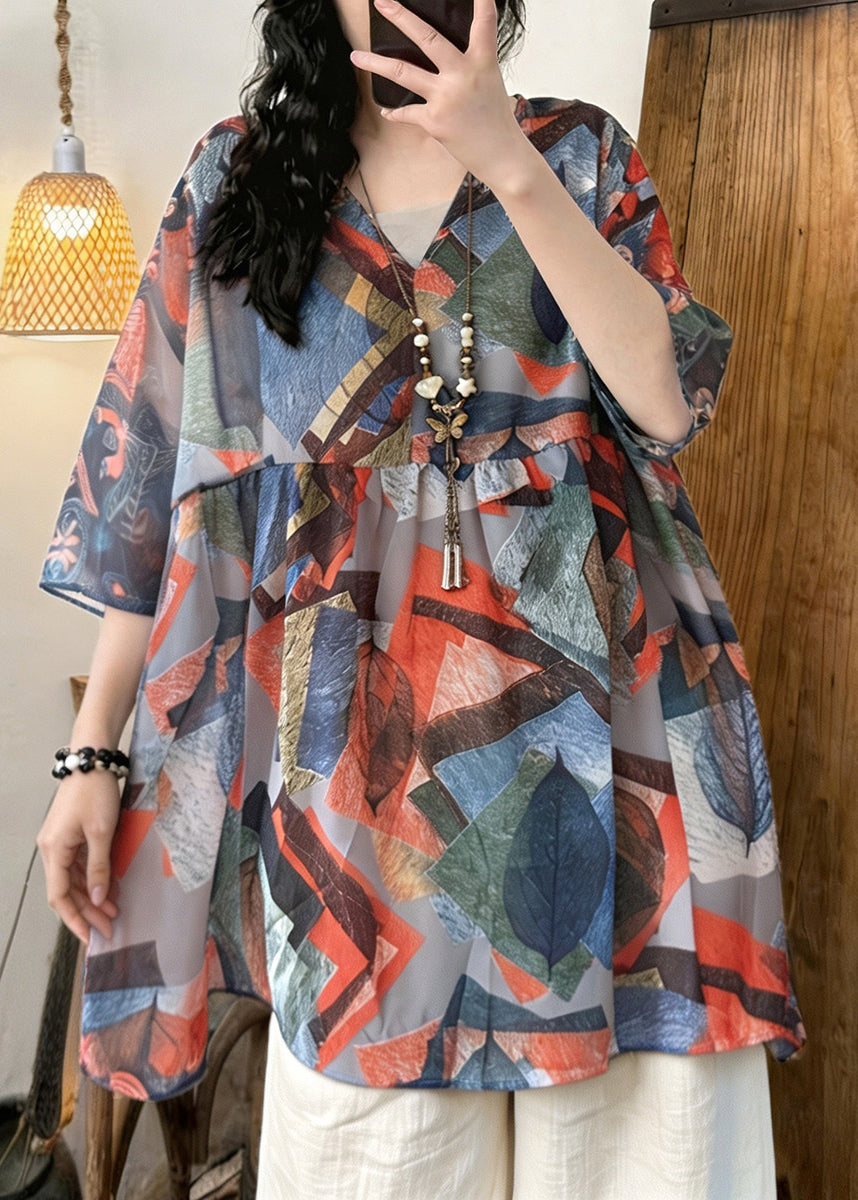 Dame Bluse Casual Stilfuld 2