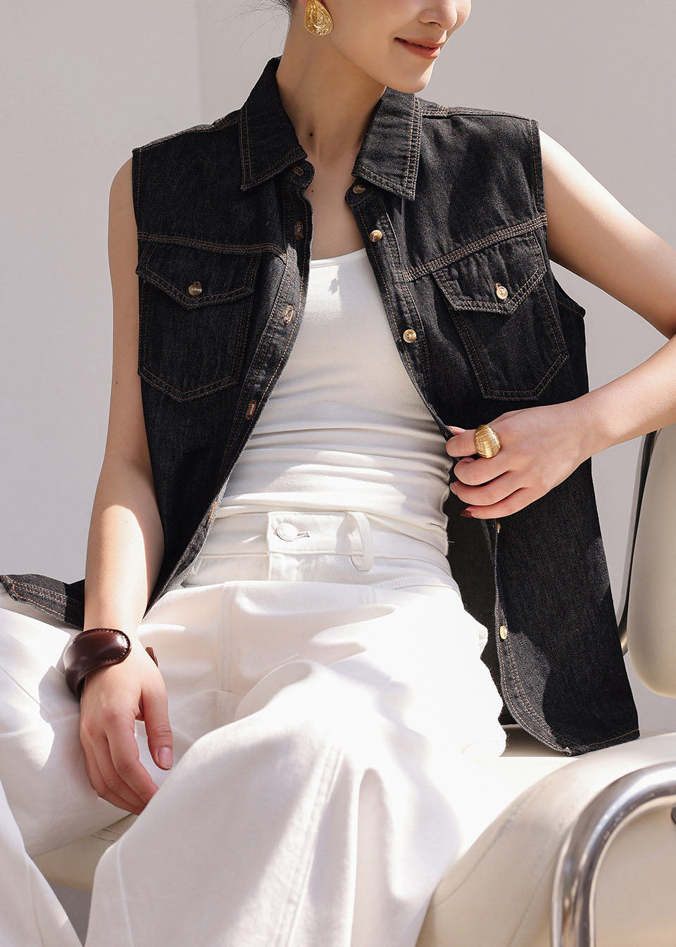 Dame Bluse Casual Stilfuld 4