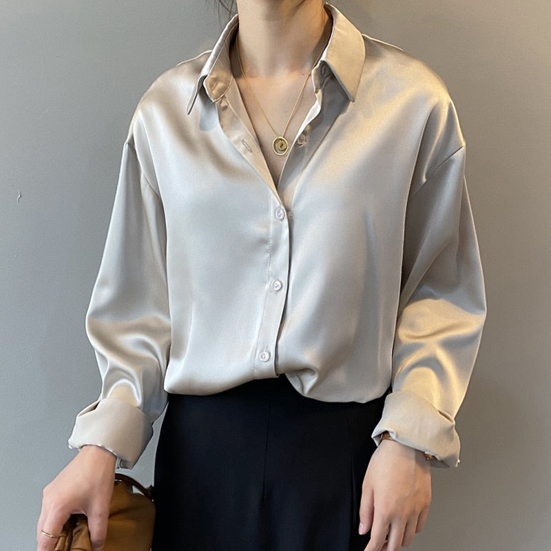 Dame Bluse Vintage-Inspireret Med Tidløs Stil 3