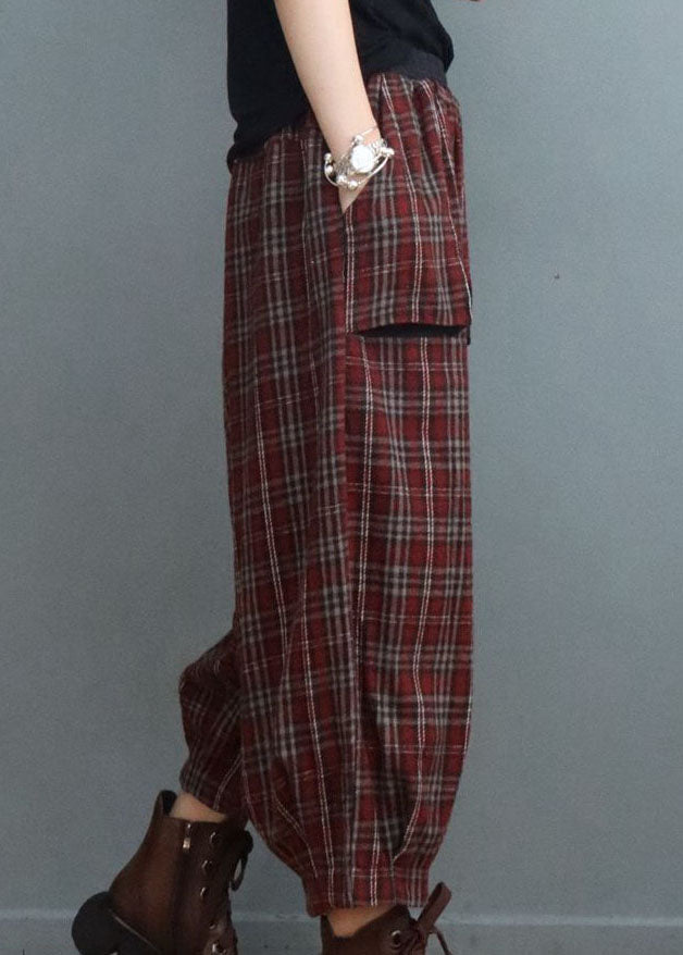 Dame Bukser Lanterne med Plaidlommer 2