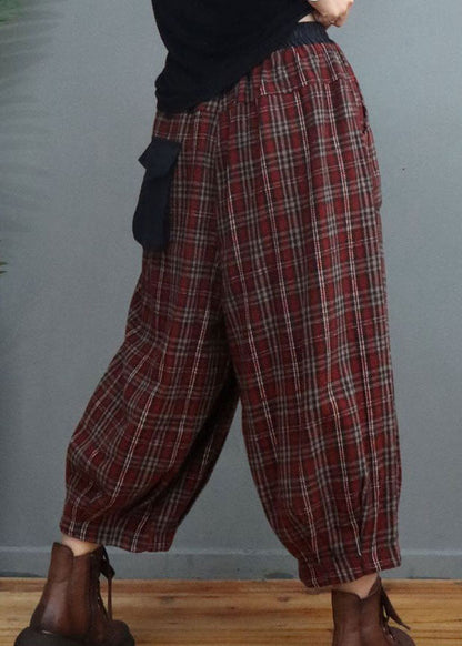 Dame Bukser Lanterne med Plaidlommer 3