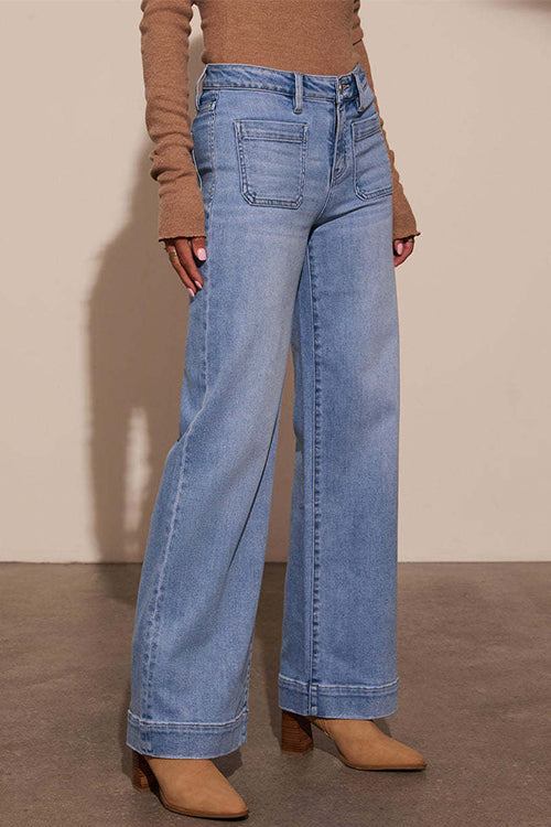 Dame Bukser Lige Ben Casual Stil 1