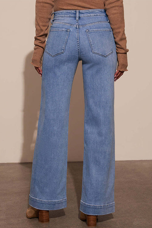 Dame Bukser Lige Ben Casual Stil 2