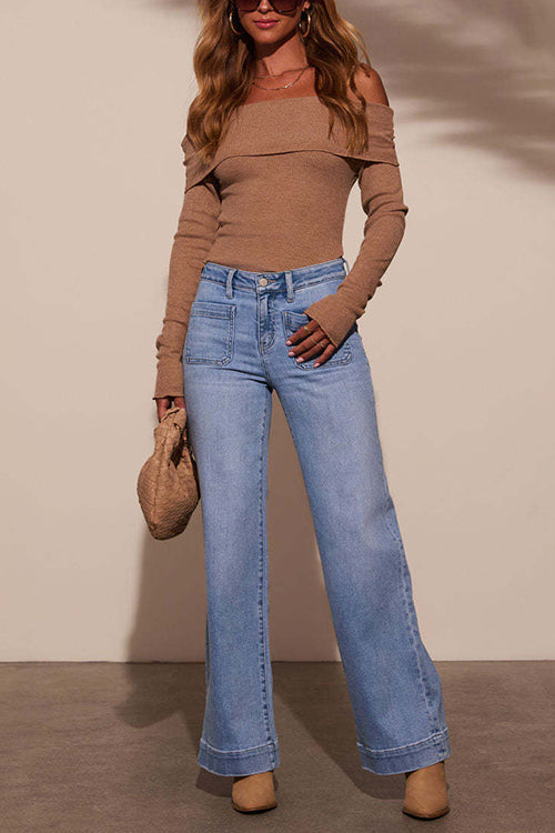 Dame Bukser Lige Ben Casual Stil 3