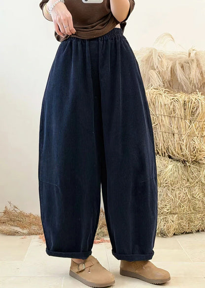 Dame Bukser Patchwork Casual Elastisk Talje 3