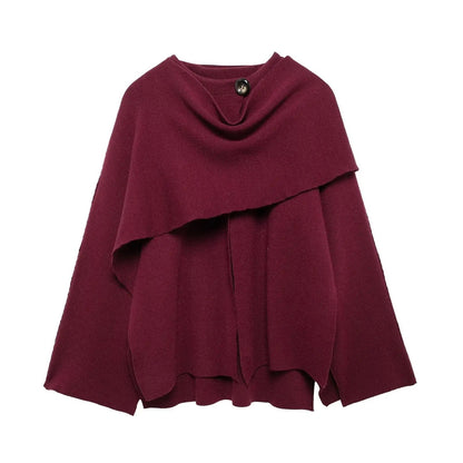 Dame Cape Coat Draperet 2