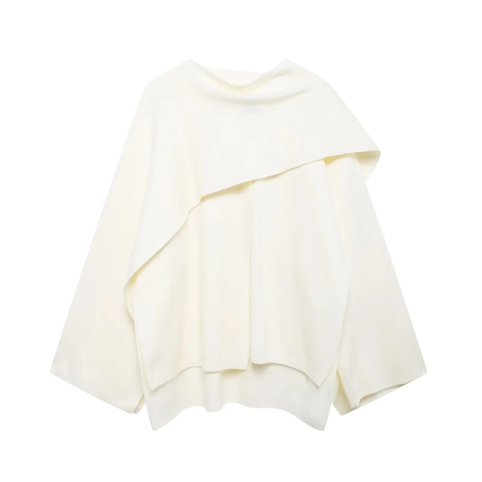 Dame Cape Coat Draperet 3