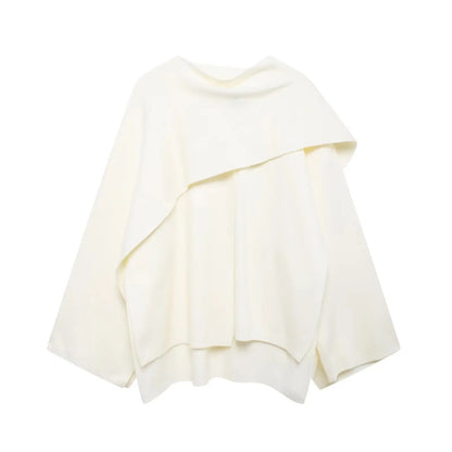 Dame Cape Coat Draperet 3