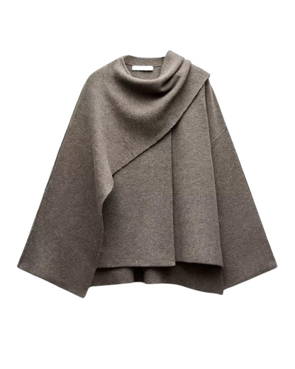 Dame Cape Coat Draperet 6