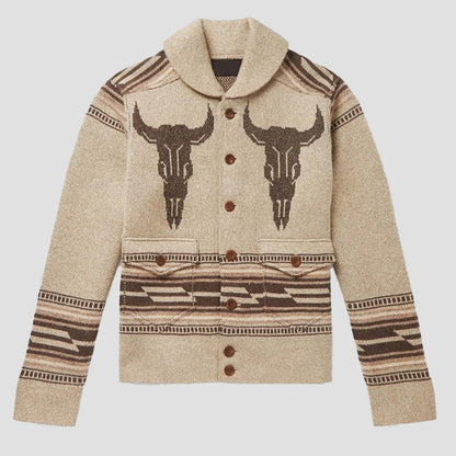 Dame Cardigan med Vestlig Flair 2