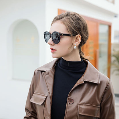 Dame Cat-Eye Solbriller Stilfuld med UV-Beskyttelse 2