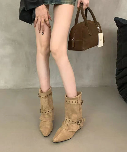 Dame Chunky Støvler Casual 2