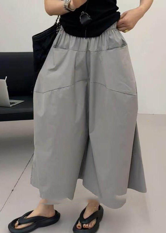 Dame Crop Bukser med Elastisk Talje 1