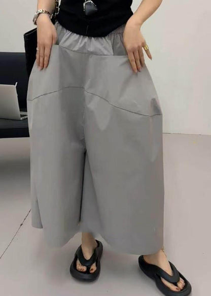 Dame Crop Bukser med Elastisk Talje 2