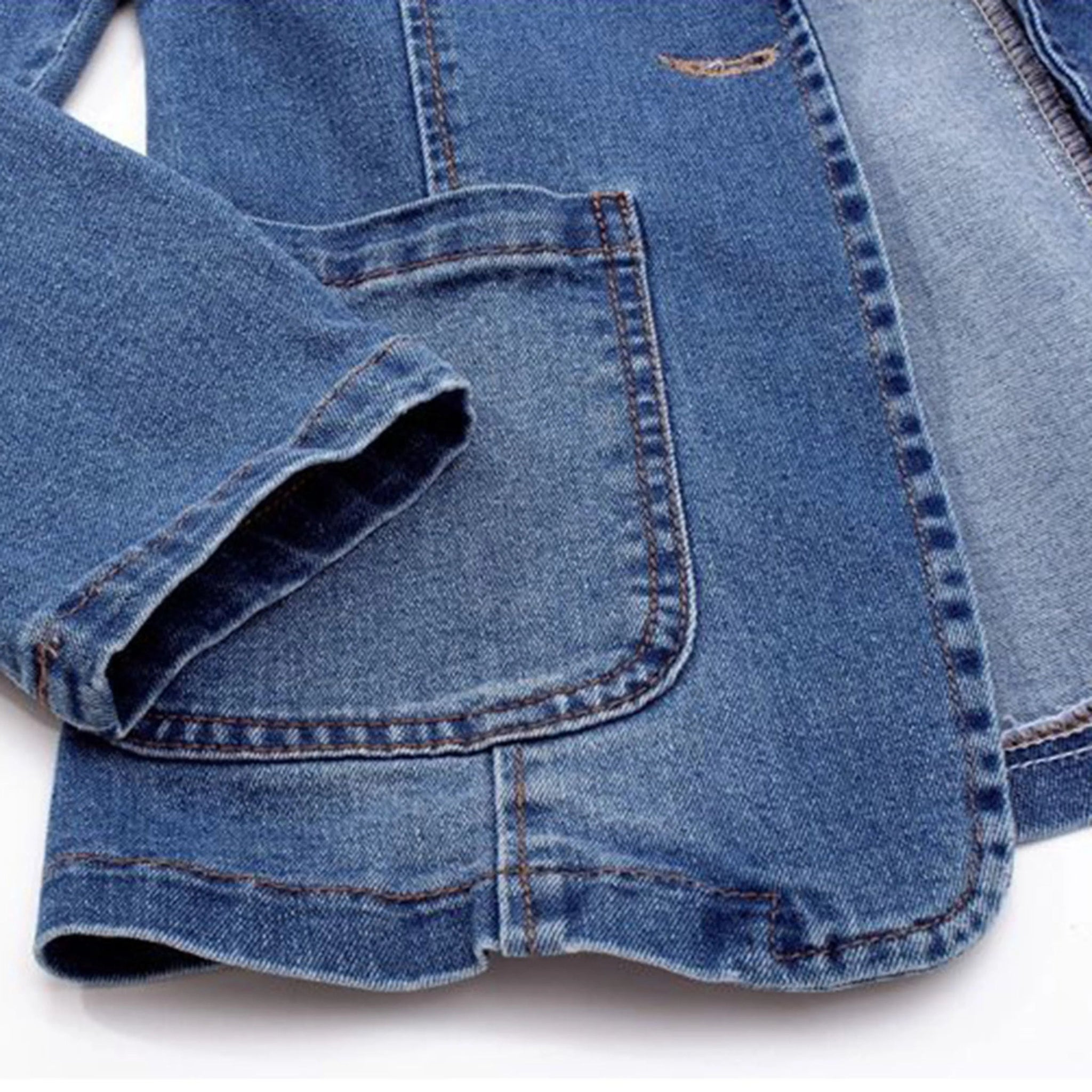 Dame Denim Blazer Moderne 2