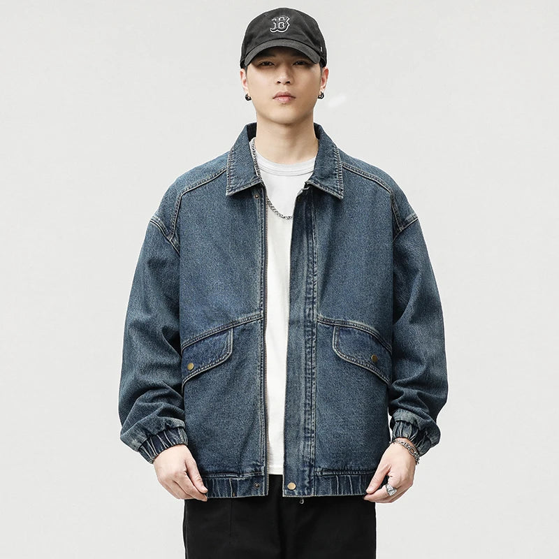 Dame Denimjakke Oversized Stil 1