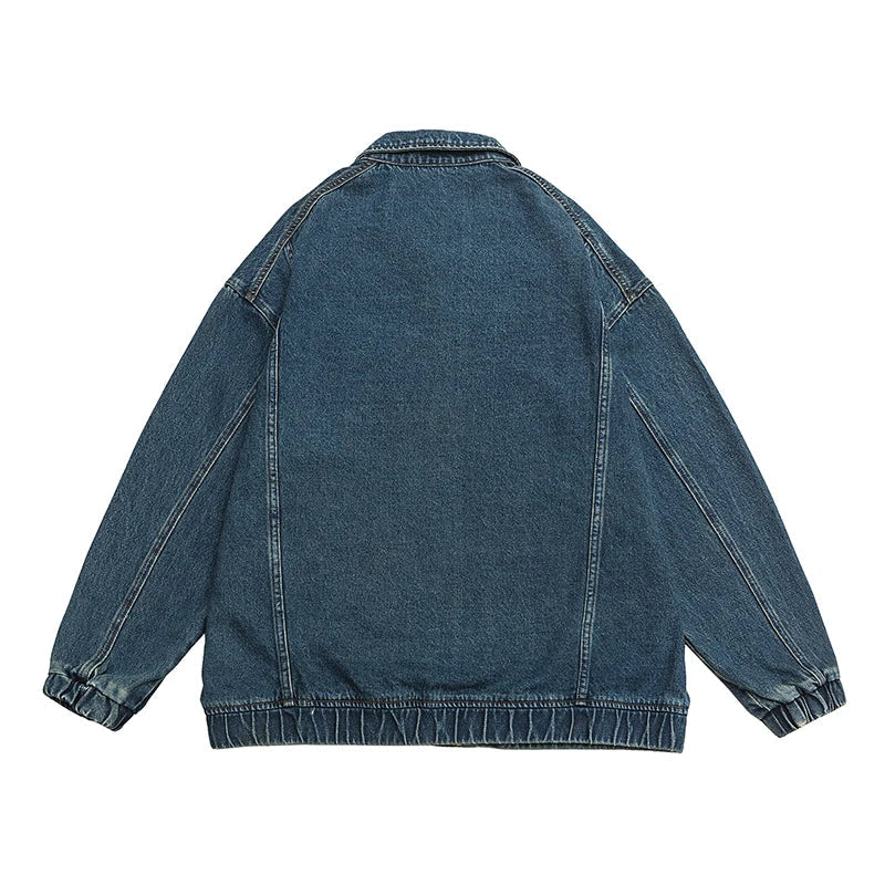 Dame Denimjakke Oversized Stil 3