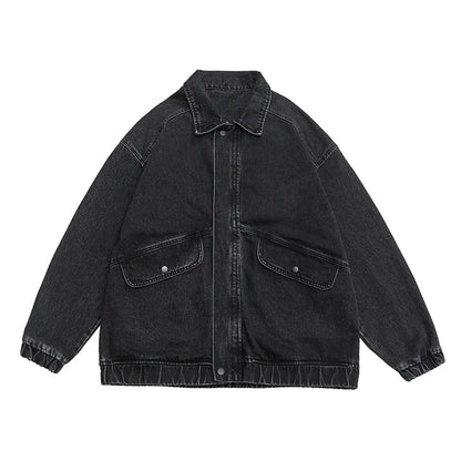 Dame Denimjakke Oversized Stil 5