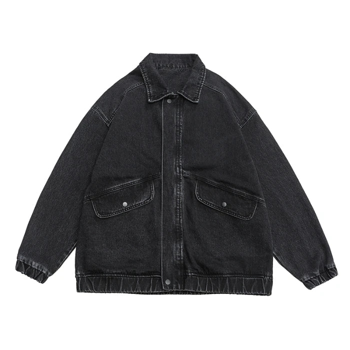 Dame Denimjakke Oversized Stil 8