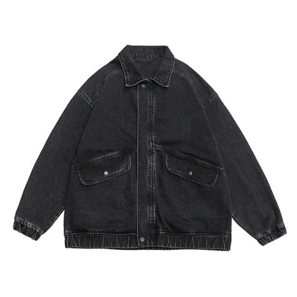 Dame Denimjakke Oversized Stil 8