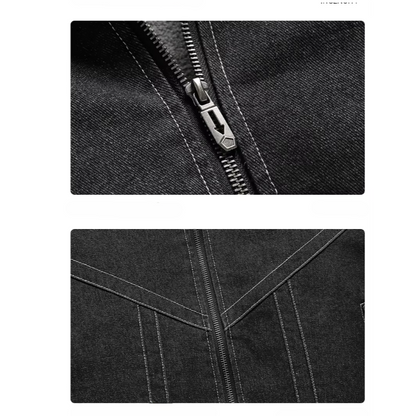 Dame Denimjakke med Fleecefor 5
