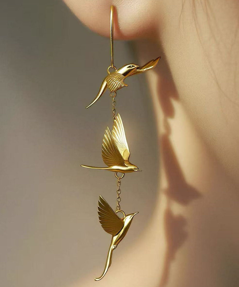 Dame Dråbeøreringe med Swallow Tassel Design 3