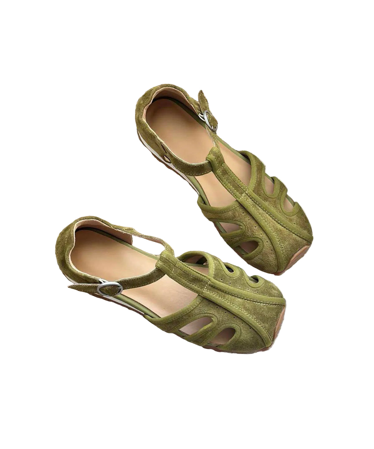 Dame Flade Sandaler Retro Design 0