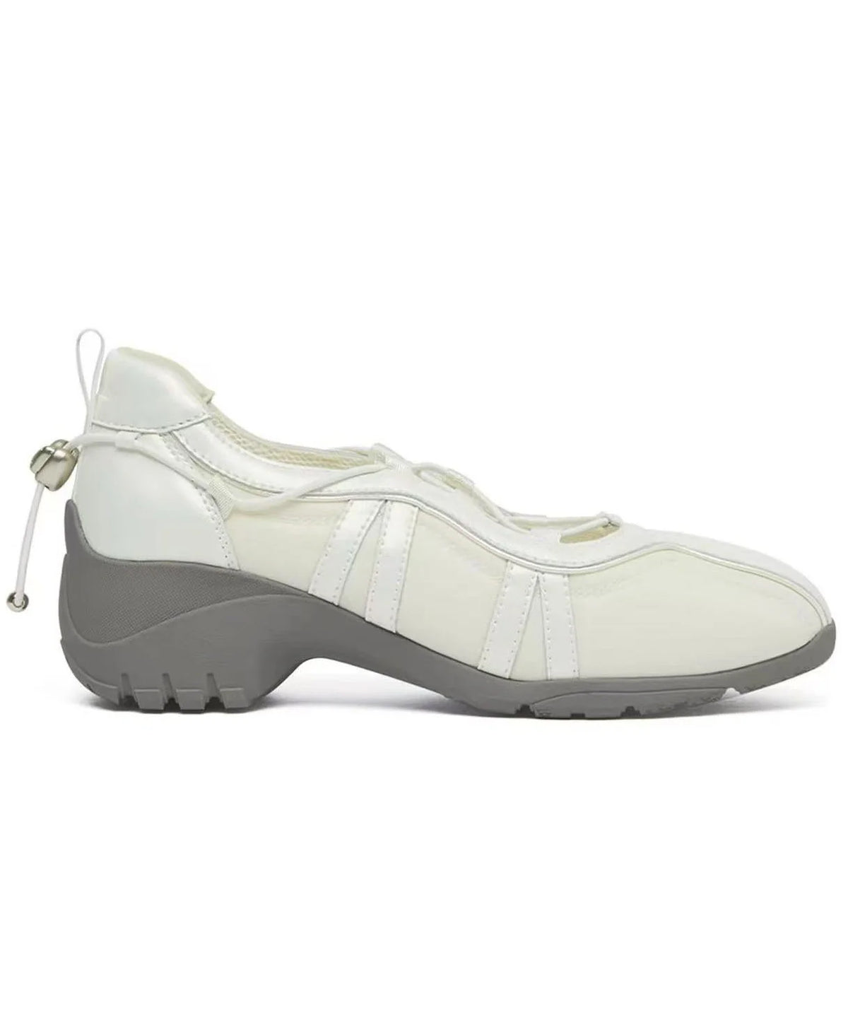 Dame Flade Sko med Krydsremme Chunky Stil 4