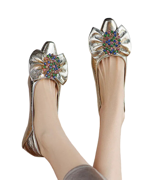 Dame Flats Sko med Splejsningsbue 4