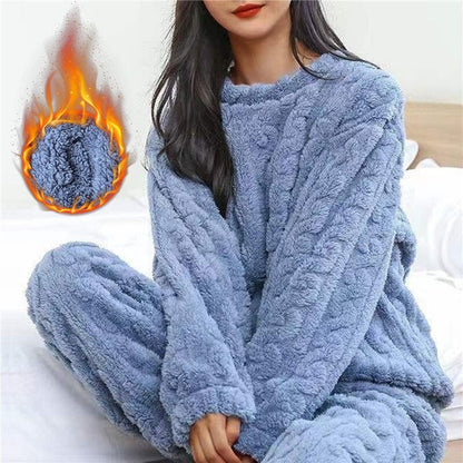 Dame Fleece Pyjamassæt Komfortabel 2