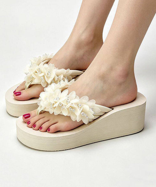Dame Flip Flops med Blomsterdesign 0