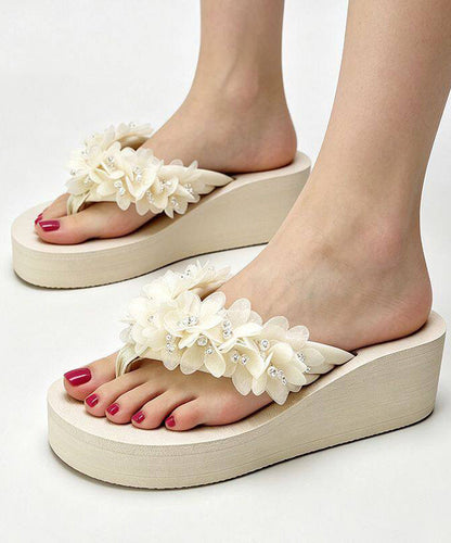 Dame Flip Flops med Blomsterdesign 2