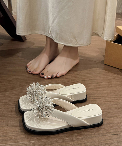 Dame Flip Flops med Kilehæl 2