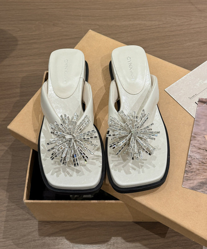 Dame Flip Flops med Kilehæl 4