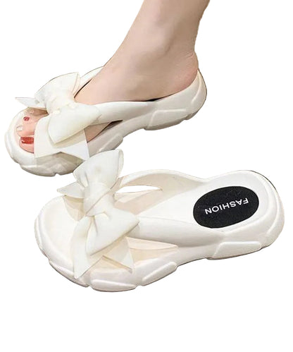 Dame Flip Flops med Sløjfe 3