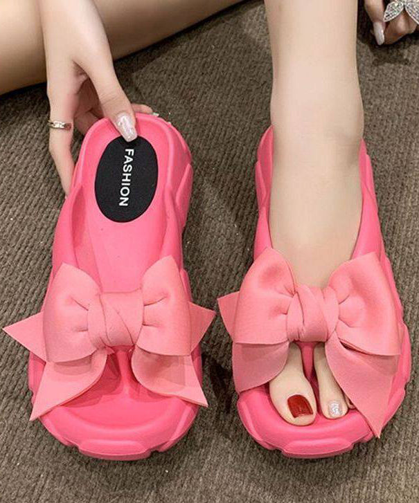 Dame Flip Flops med Sløjfe 4