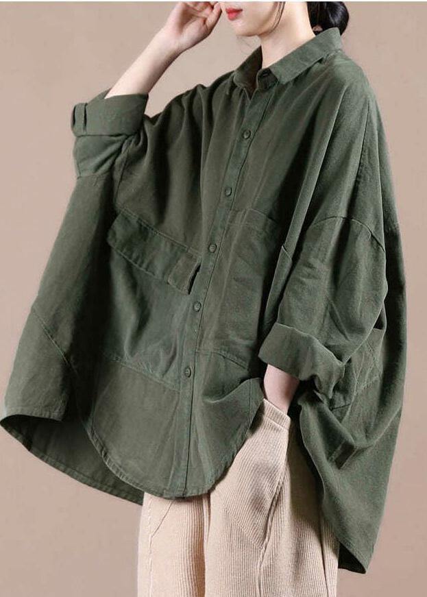 Dame Frakke Batwing Sleeve Løs Fit 1