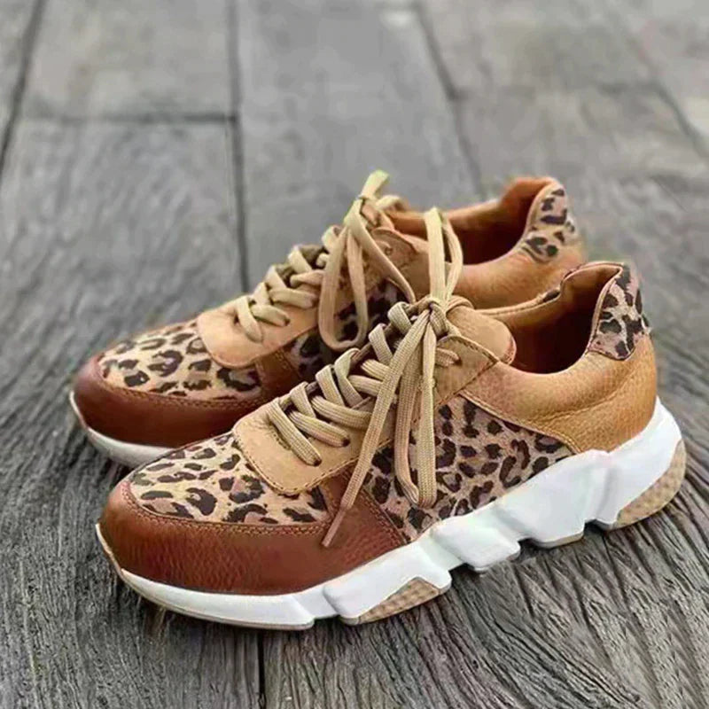 Dame Fritidssko Leopardprint 3