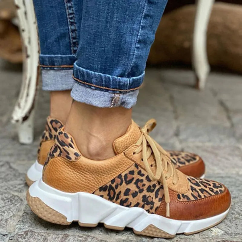 Dame Fritidssko Leopardprint 5