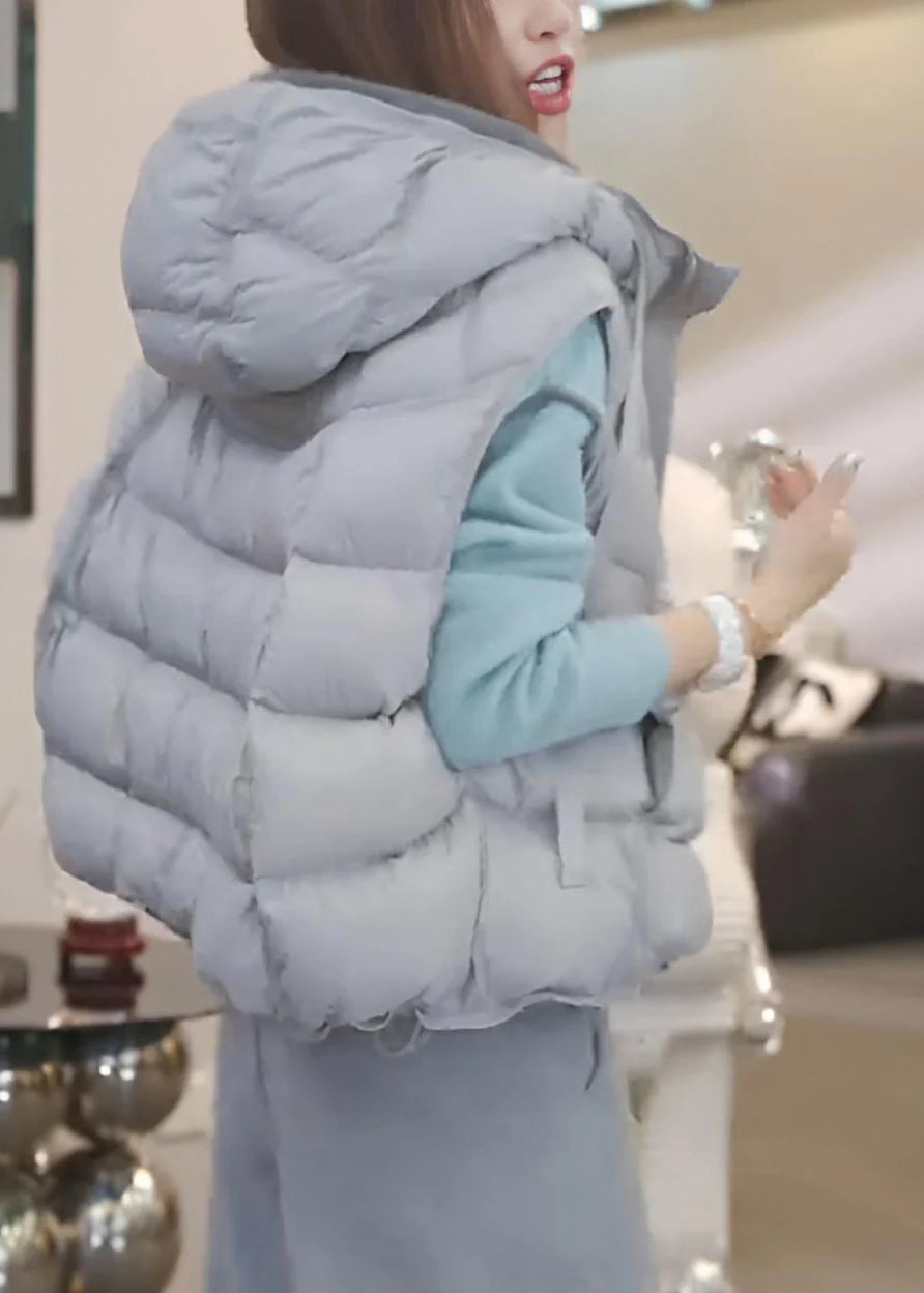 Dame Hættetrøje Oversized Casual Vinterstil 4
