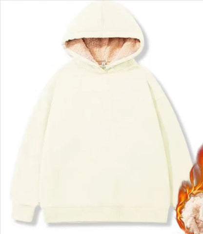 Dame Hættetrøje i Sherpa Fleece 8